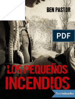 Los Pequenos Incendios - Ben Pastor