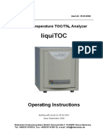 LiquiTOCi Manual Operation