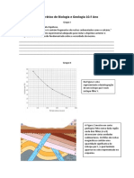 Teste Prático Geologia 10° Ano