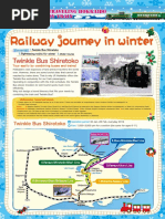 Railway Journey in Winter: Twinkle Bus Shiretoko