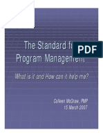 The Standard For Program Management