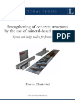 Strengthening of Concrete Structures