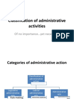 JAD3660 Classification of Administrative Action 1