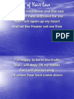 Over The Mountains and The Sea Your River Runs With Love For Me and I Will Open Up My Heart and Let The Healer Set Me Free