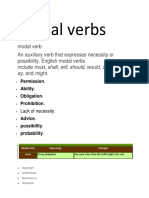 Modal Verbs