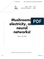 Mushrooms, Electricity, and Neural Networks! - Herbal Visionz.