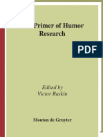 (Humor Research 8) Raskin, Tom, Victor Raskin-The Primer of Humor Research-Mouton de Gruyter (2008)