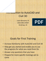 Introduction To AutoCAD and Civil 3D