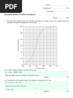 Year 12 Unit 5 Lesson 14 - Descriptive Statistics Booklet (C) (Ans)