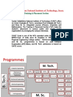 Training & Placement Section: Sardar Vallabhbhai National Institute of Technology Surat