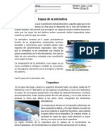 Capas de La Atmosfera