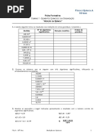 Ficha Formativa Medição