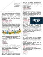 Membrana Plasmática - Questões - Prof. Adão Marcos Graciano Dos Santos