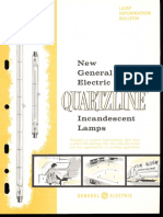 GE Quartzline Lamps Brochure 1960