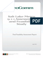 Salt Lake Metro 911 Final Feasibility Assessment Report - 2012