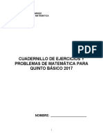 Cuadernillo 5º Básico 2017 PDF