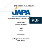 Sociología General y Sociología Del Derecho