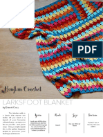 Hanjan Crochet: Larksfoot Blanket