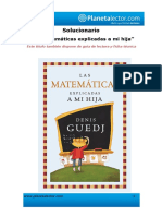 Las Matematicas Explicadassolucionario PDF