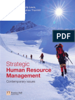 Strategic Human Resource Management Contemporary Issues