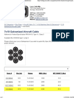 7x19 Galvanized Aircraft Cable On Lexco Cable Manufacturers