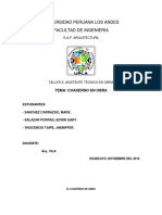 Cuaderno de Obra