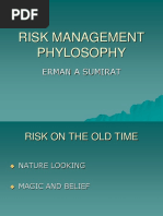 Risk Management Phylosophy: Erman A Sumirat