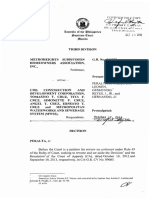 MetroHeights Vs CMS - JPeralta - Article 19 of CC - If Rights or Duties Are Acted in An Arbitrary Manner - The Actor Is Liable