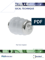 Surgical Technique: Flat Foot Implant