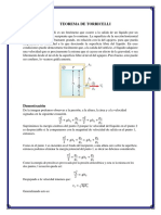 Torricelli y Bernoulli