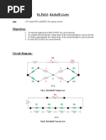 Kirchhoff Laws and Network Theorem