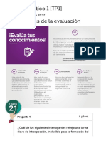 Evaluación - Trabajo Práctico 1 Etica (TP1)