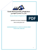 Bureau D'étude Et D'ingénierie AOUIFI: Rapport de Stage D'Ingenieur: 2ème Année Génie Civil