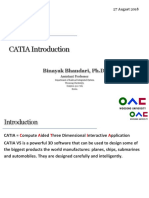 CATIA Introduction: Binayak Bhandari, PH.D