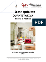 Apostila - Análise Química Quantitativa 2016