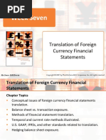 Week Seven - Translation of Foreign Currency Financial Statements