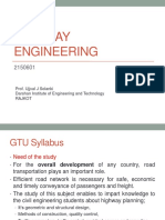 0 Introdiction Syllabus Highway Engg Course-2150601