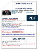 Education: Curriculum Vitae