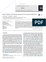 Elastic Thickness and Heat Flux Estimates For The Uranian Satellite Ariel