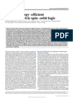 Scalable Energy-Efficient Magnetoelectric Spin-Orbit Logic