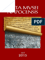 Medical Instruments in Roman Dacia A Survey Beyond Typology and Functionality