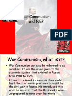 War Communism and NEP