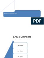 Transient Response Analysis