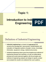 01 - Introduction To Industrial Eng