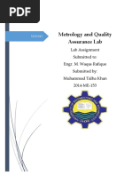 Metrology and Quality Assurance Lab