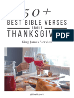 50+ Best Bible Verses About Thanksgiving