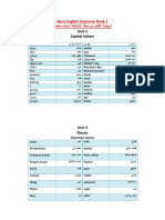 Translation Basic English Grammar Book 1