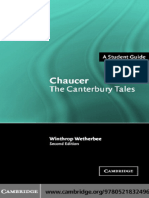 Chaucer The Canterbury Tales A Students Guide