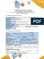 Guía de Actividades y Rúbrica de Evaluación - Fase 3 Profundización