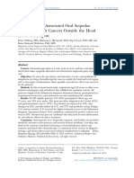 Chemotherapy-Associated Oral Sequelae in Patients With Cancers Outside The Head and Neck Region